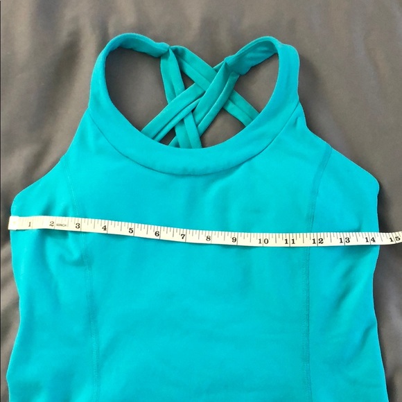Lululemon scoop neck cross back tank top - Picture 5 of 7